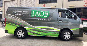 IAQ services van sign writing
