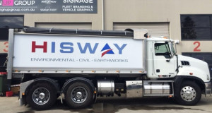 hisway truck sign writing