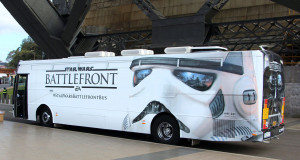 star wars battlefront bus wrapping