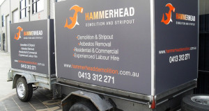 hammerhead trailer signage