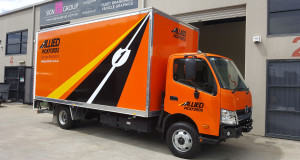 allied pickfords truck signage