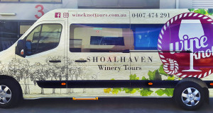 shoalhaven winery tour van wraps