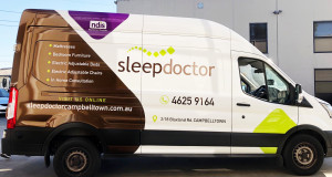 sleepdoctor fleet branding in sydney