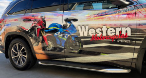 western motorcycle car wraps