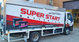 Superstart Batteries Truck Wrap